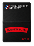 Étui Carte Grise Peugeot 208 GTI 30th
